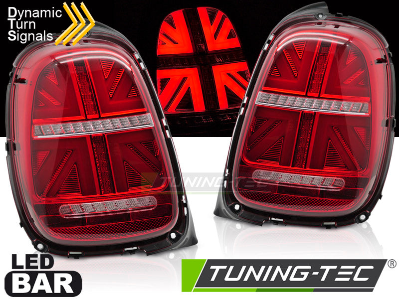 Feux arrière à LED rouge et blanc séquentiels compatibles avec MINI COOPER F55 F56 F57 14-17 6 broches