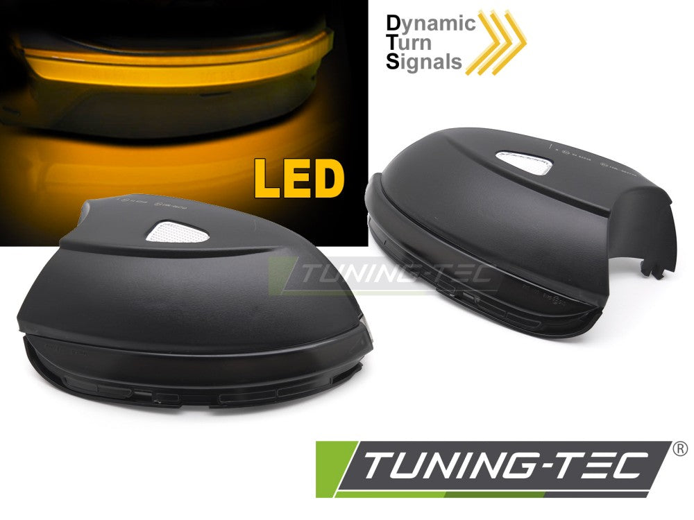 Clignotant latéral à LED fumé intégré au rétroviseur, compatible avec VW Passat B7 CC / Jetta / Beetle / Scirocco