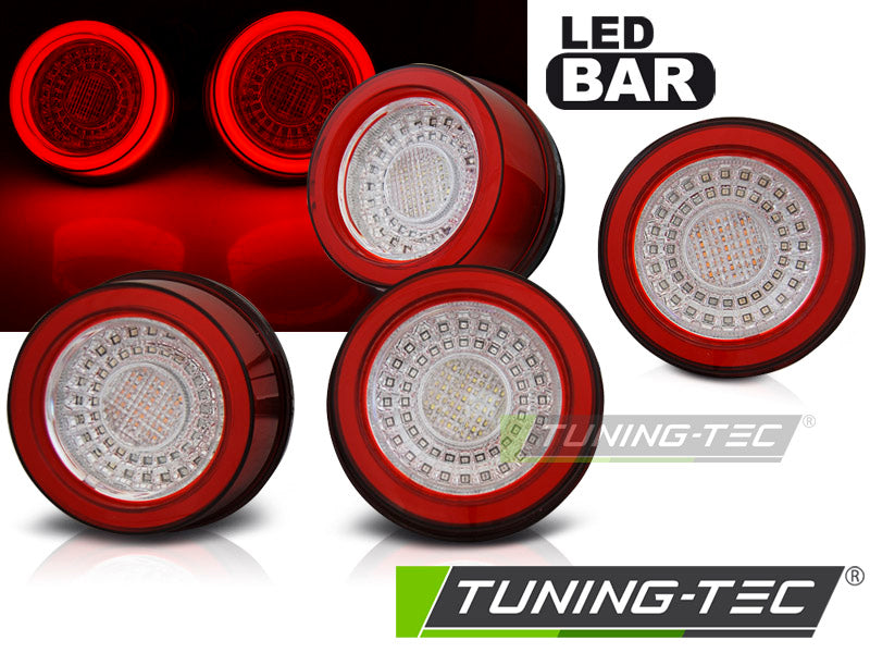 Feux arrière à LED rouges et blancs compatibles avec Ferrari F355 / F360