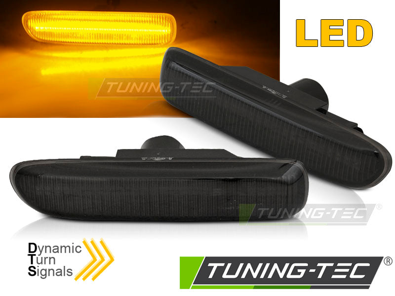 Clignotant latéral fumé à LED SEQ compatible BMW E46