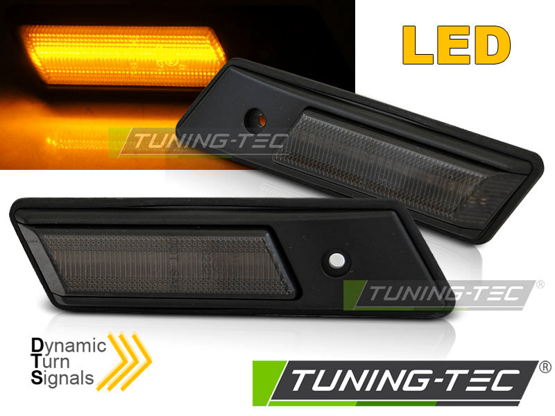 Clignotant latéral fumé à LED Dynamique compatible BMW E34/E32/E36