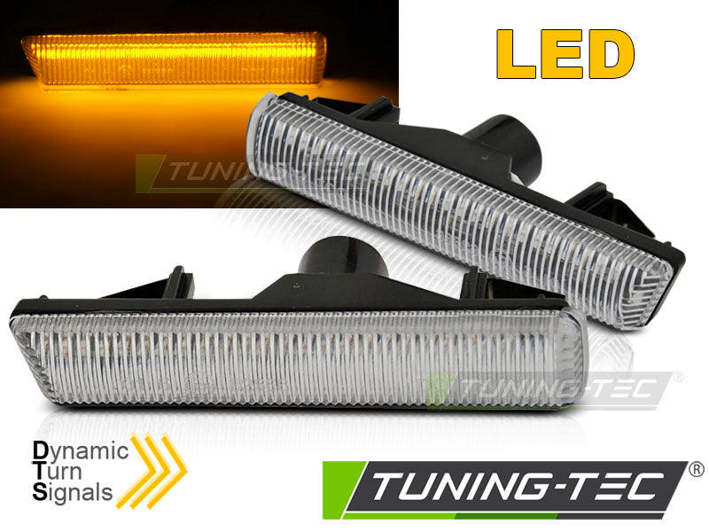 SEQ de clignotant latéral blanc à LED compatible BMW E38 94-01