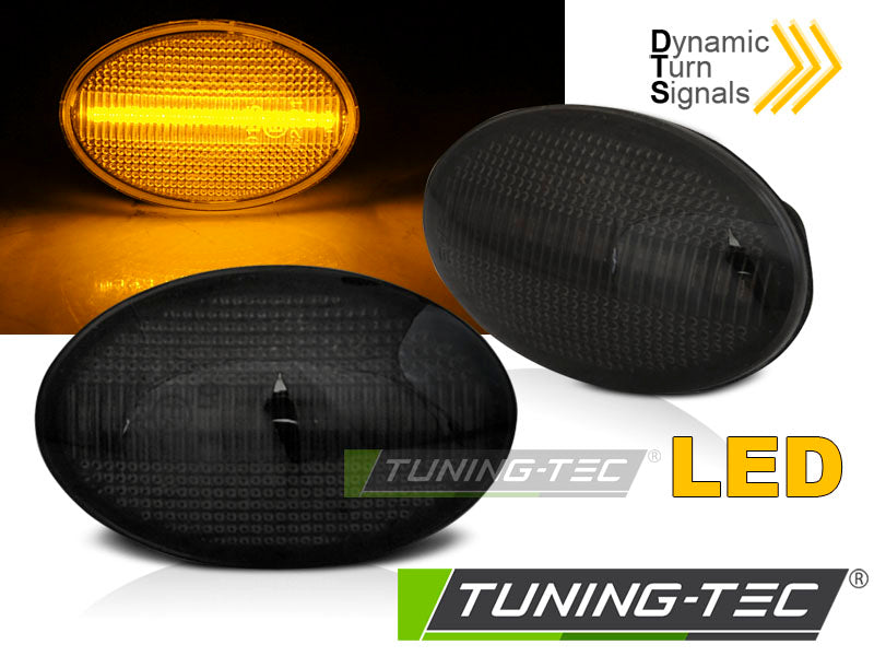 Clignotant latéral fumé à LED SEQ compatible avec Opel Astra F / Corsa / Tigra