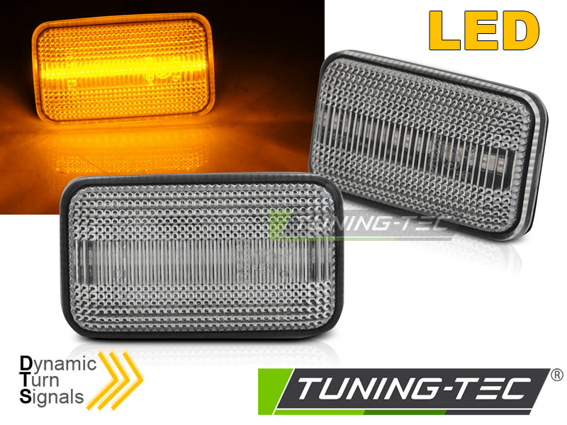 Clignotant latéral à LED blanche compatible avec VW Golf I, Golf II, Corrado et Jetta