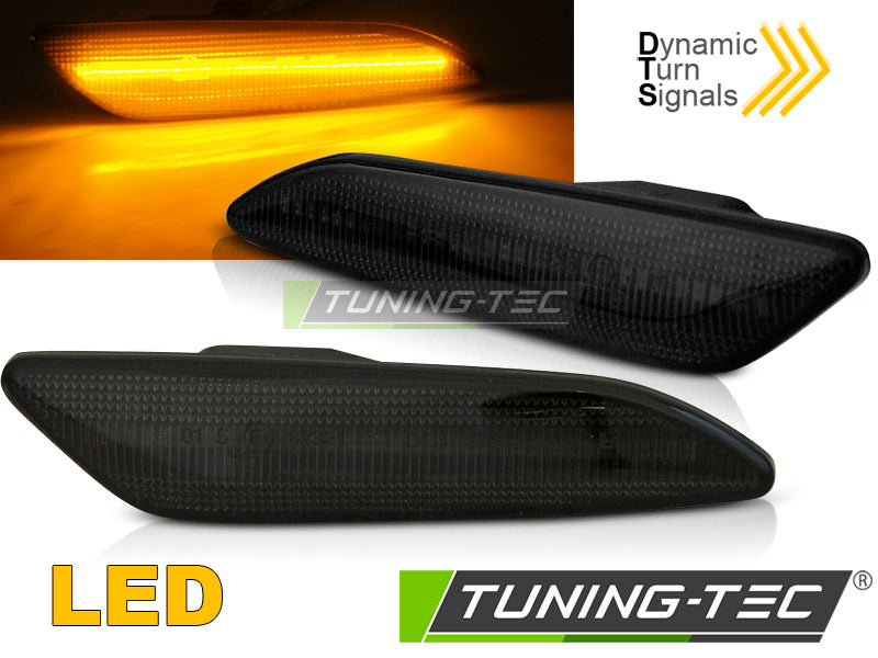 Clignotant latéral à LED fumé SEQ compatible avec ALFA ROMEO 156/147 05-10 / FIAT TIPO 15-