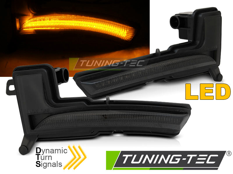 Clignotant latéral à LED fumé intégré au rétroviseur, compatible avec Renault Clio IV 16-19