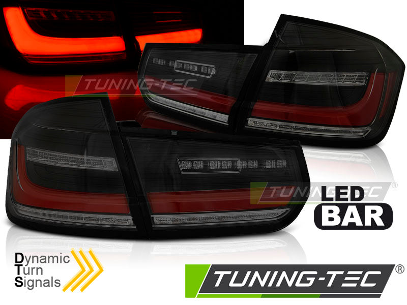 Feux arrière à LED séquentiels, noir fumé, compatibles BMW F30 11-18