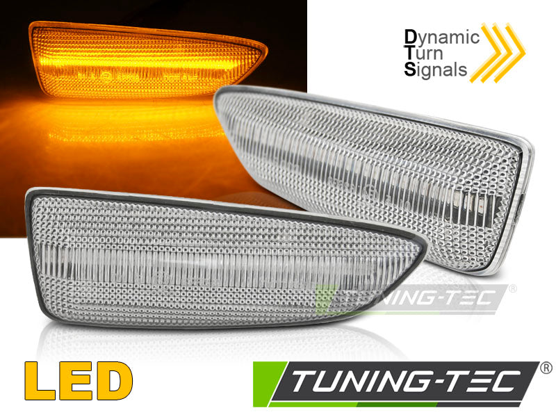 Clignotant latéral à LED blanche compatible avec Opel Astra J / Astra K / Zafira C / Insignia B