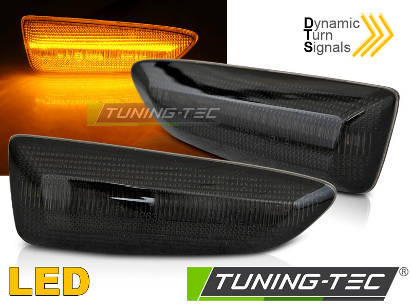 Clignotant latéral fumé à LED SEQ compatible avec Opel Astra J / Astra K / Zafira C / Insignia B