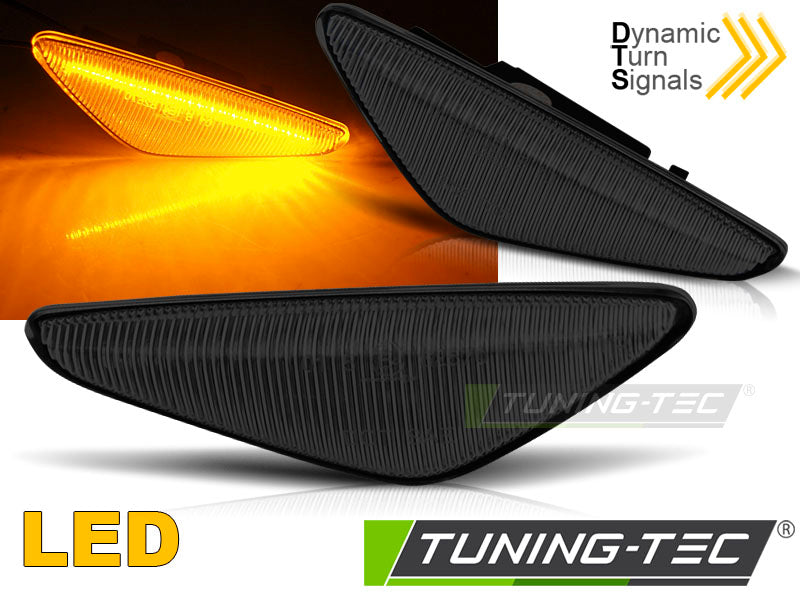 Clignotant latéral fumé à LED Dynamique compatible BMW X3 F25 LCI 14-17 / X4 F26