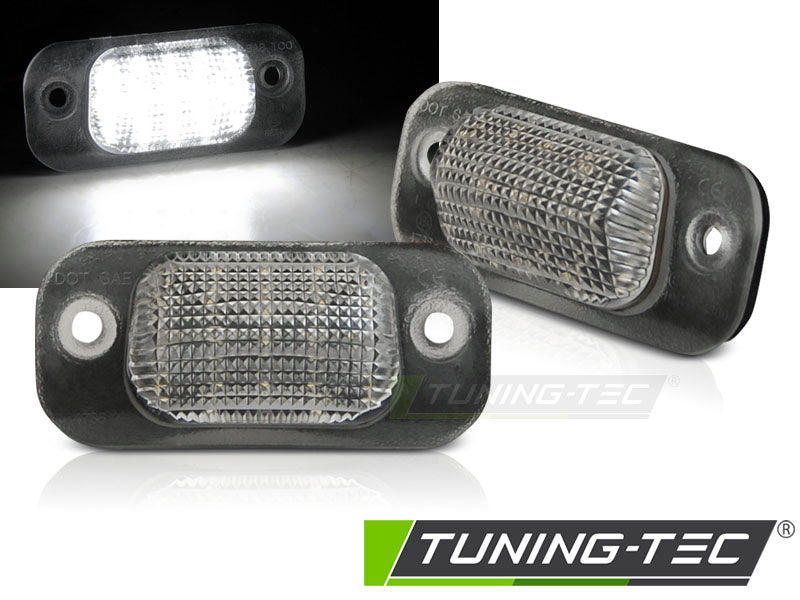 Feux de plaque d'immatriculation à LED compatibles avec VW Golf III / Polo III / Seat Cordoba