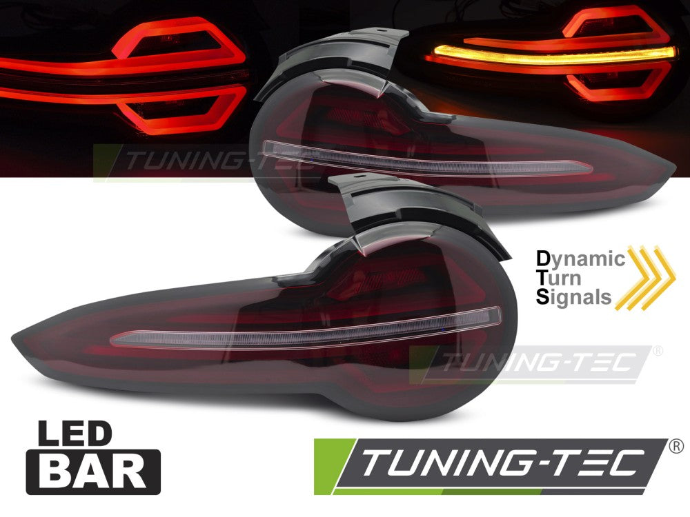 Feux arrière à LED rouges fumés, séquence LED, compatibles avec Mazda MX5 ND 15-23