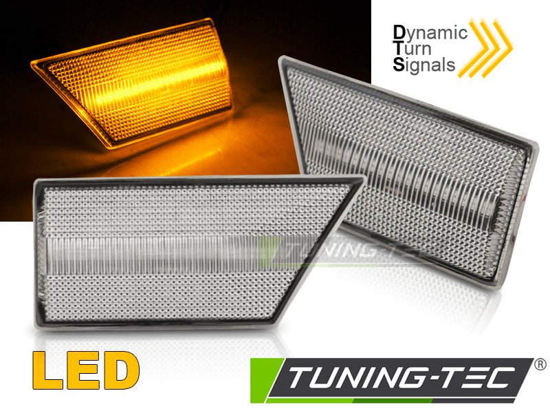 SEQ de clignotant latéral blanc à LED compatible avec OPEL SIGNUM VECTRA C 02-08