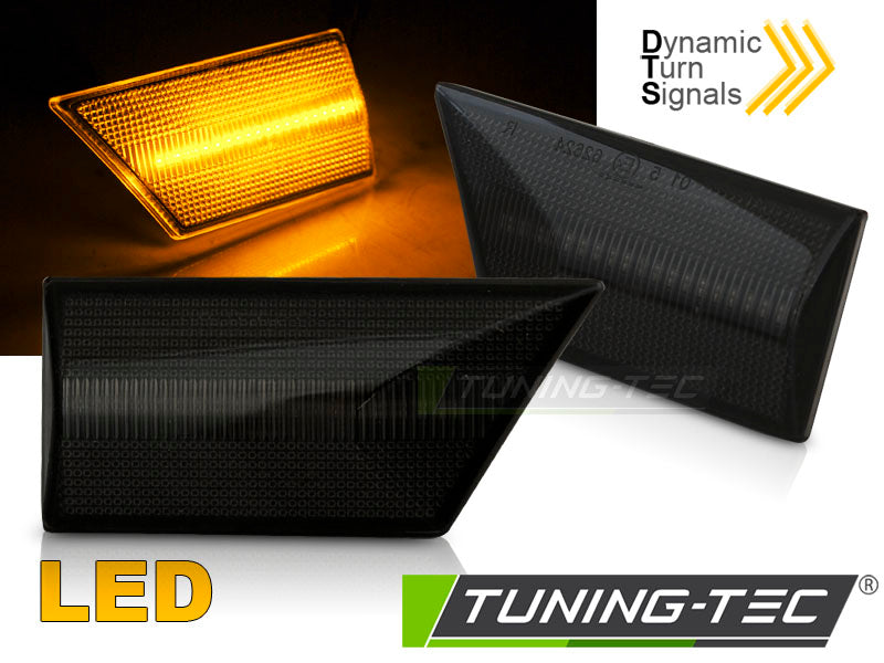 Clignotant latéral fumé à LED compatible avec Opel Signum Vectra C 02-08