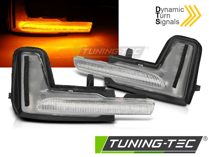 Clignotant latéral à LED blanche intégré au rétroviseur, compatible avec VOLVO XC90 MK II 14-20