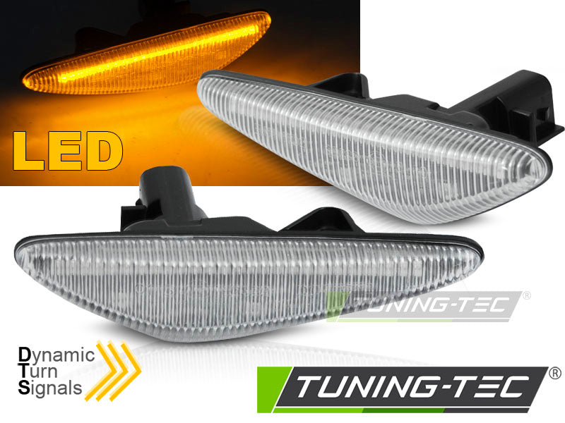 Clignotant latéral à LED blanches SEQ compatible avec MAZDA 5 / 6 / MX-5 / RX