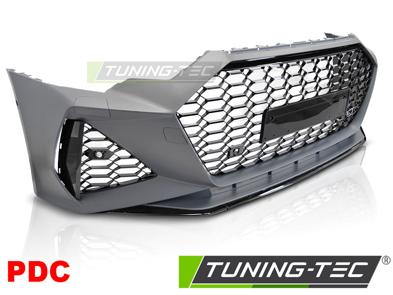 Pare-chocs avant sport avec PDC compatible avec Audi A6 C8 18-22
