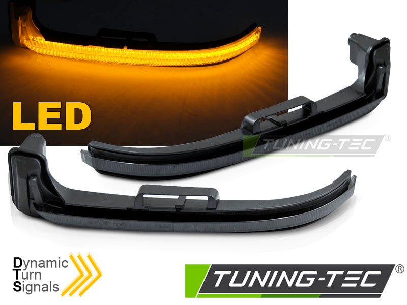 Clignotant latéral à LED fumé intégré au rétroviseur, compatible avec Peugeot 3008 (2016-2023) / 5008 (2017-2024)