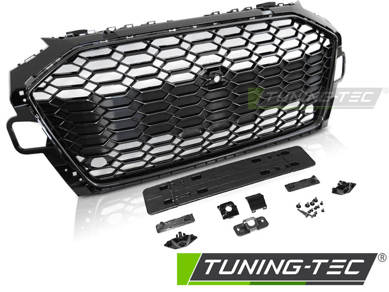 CALANDRE SPORT NOIR BRILLANT PDC compatible AUDI A4 B9 20-24