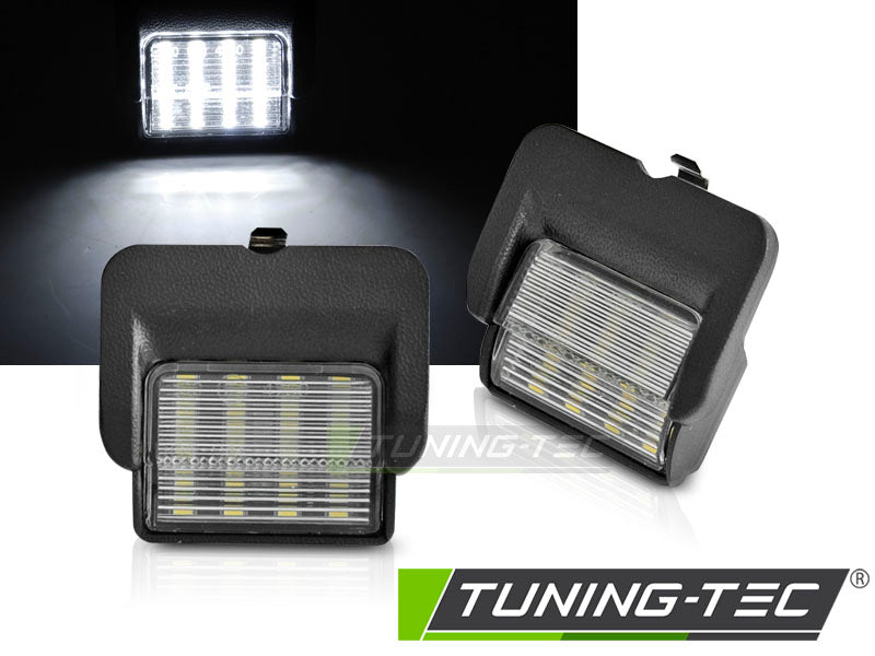 Feux de plaque d'immatriculation à LED compatibles avec VW Polo 6N 94-99 à hayon