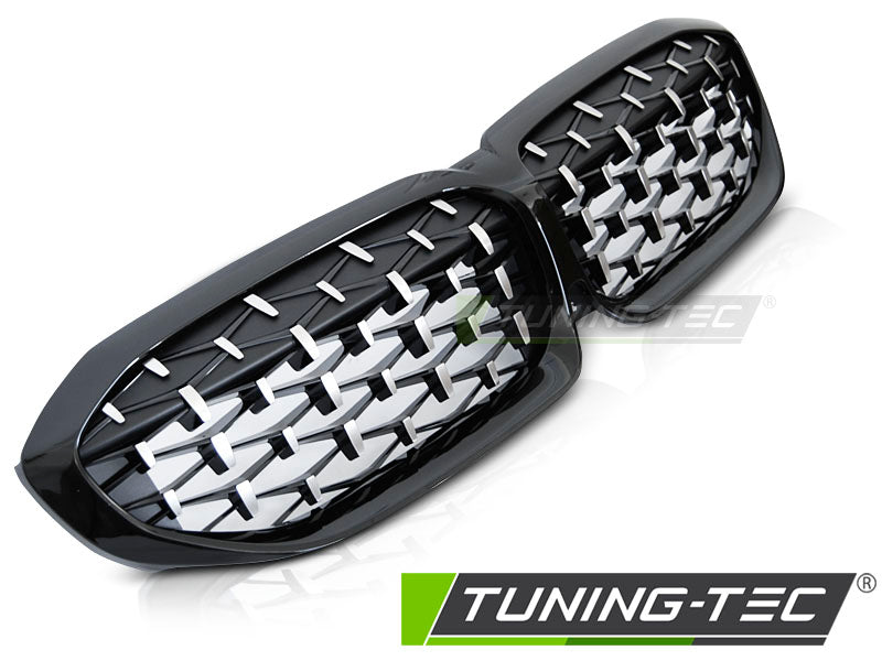 CALANDRE DIAMOND NOIR BRILLANT compatible BMW G20/G21 19-22