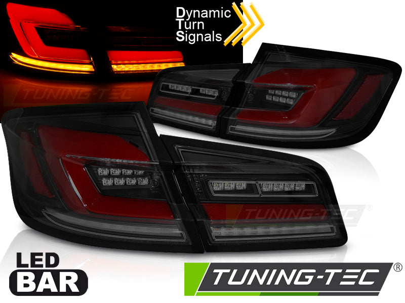 Feux arrière à LED séquentiels noir fumé compatibles BMW F10 10-16
