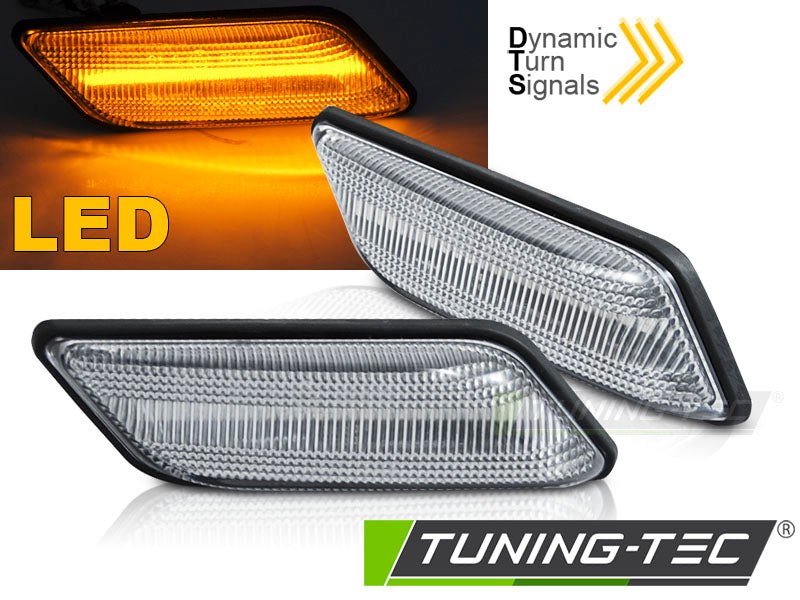 Clignotant latéral chromé à LED SEQ compatible avec Z3 96-02
