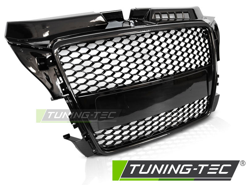 CALANDRE SPORT NOIR BRILLANT compatible AUDI A3 (8P) 08-12