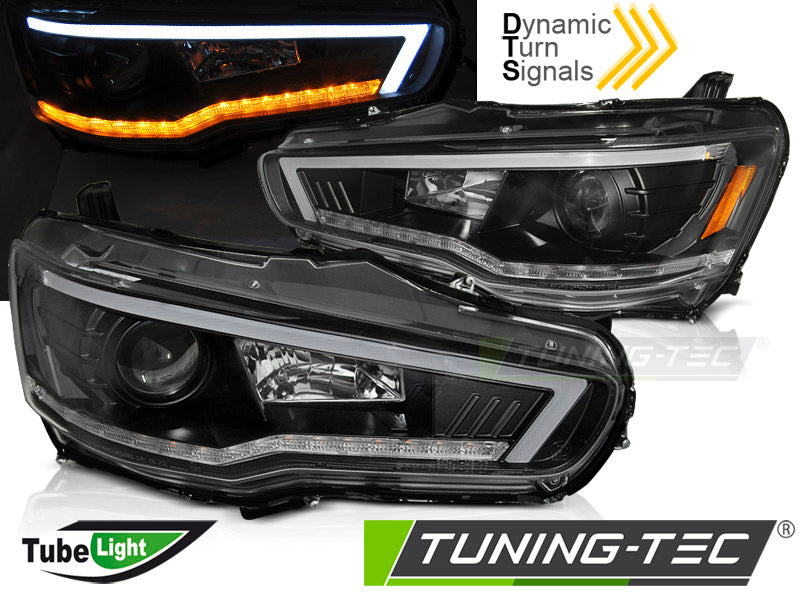 MITSUBISHI LANCER 8 08-16 TUBE LIGHT SEQ NOIR