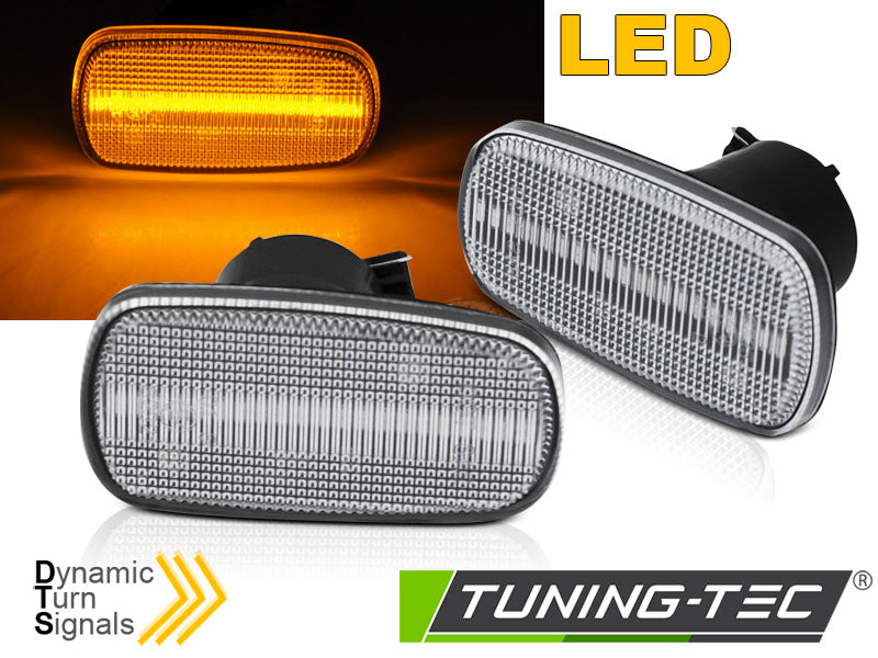 Clignotant latéral à LED blanche SEQ compatible avec TOYOTA LAND CRUISER 120 03-09