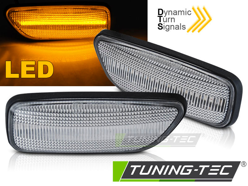 Clignotant latéral à LED blanche compatible avec VOLVO S60 S80 V70 XC90