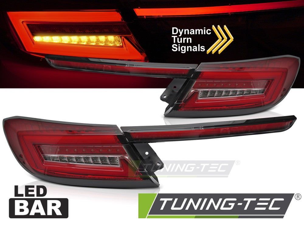 Feux arrière à LED rouges et blancs séquentiels compatibles avec TOYOTA GR86 21-