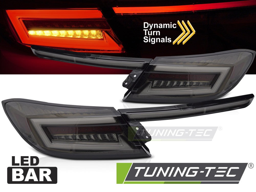 Feux arrière à LED fumés dorés SEQ compatibles avec TOYOTA GR86 21-