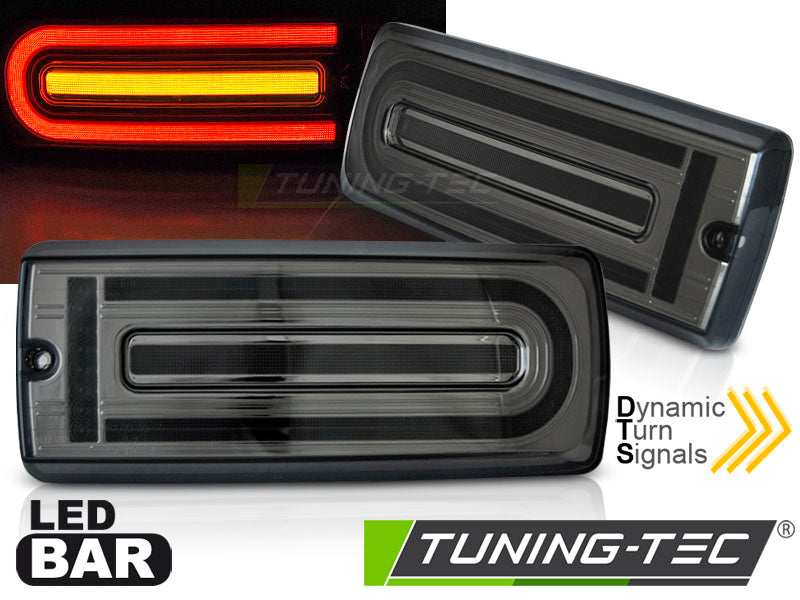 Feux arrière à LED fumés compatibles avec Mercedes Classe G W463 (1990-2018)