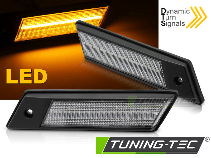 Clignotant latéral chromé à LED SEQ compatible BMW E30/E28/E24/E23