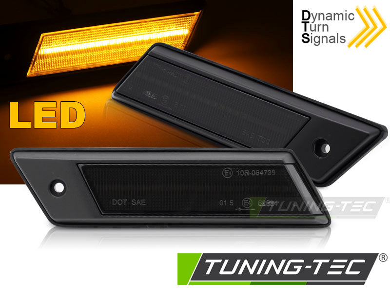 Clignotant latéral fumé à LED Dynamique compatible BMW E30/E28/E24/E23