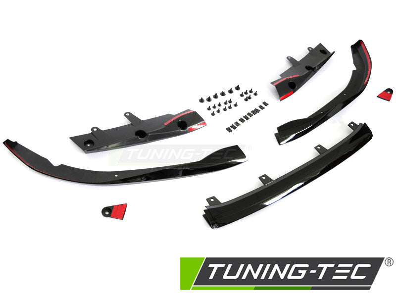 Aileron avant haute performance noir brillant compatible BMW G22 G23 20-24