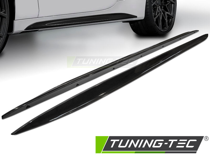 Panneau de bas de caisse style performance noir brillant compatible BMW G22 G23 20-24
