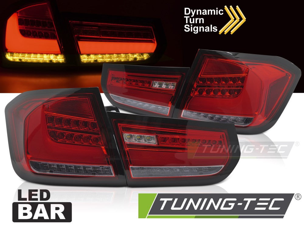 Feux arrière à LED rouges SEQ compatibles BMW F30 11-15