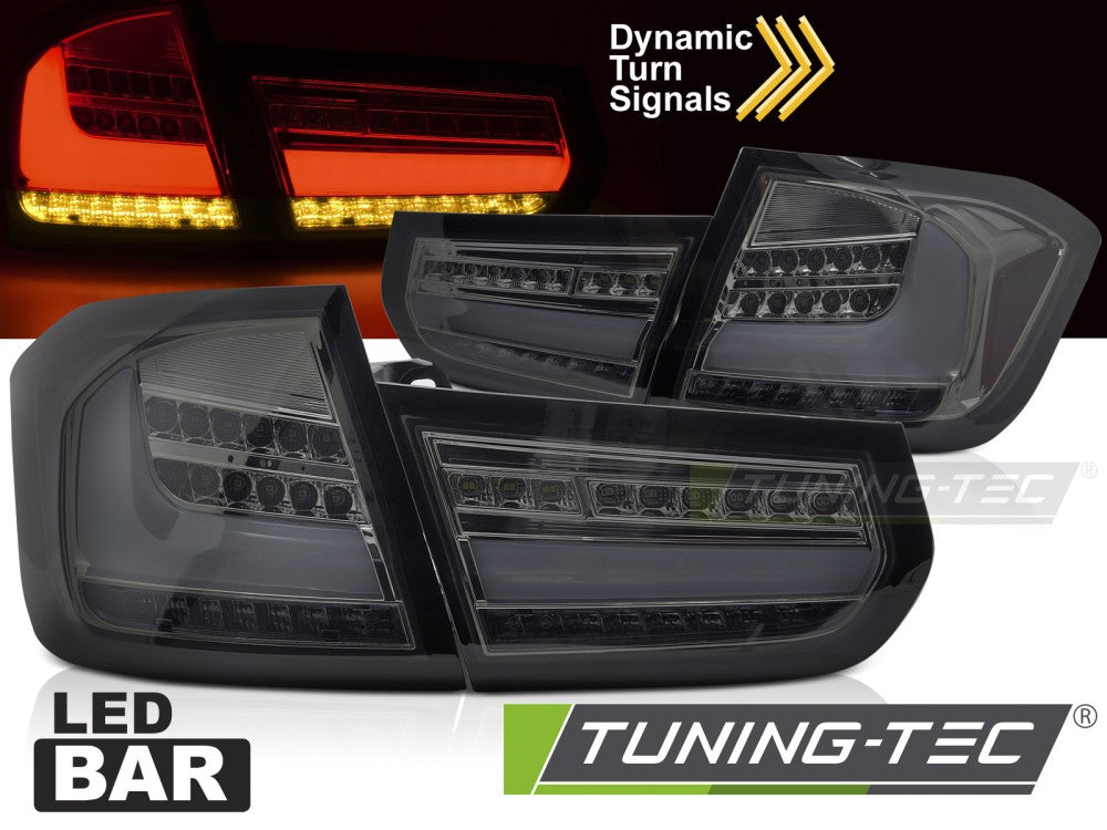 Feux arrière à LED fumés SEQ compatibles BMW F30 11-15
