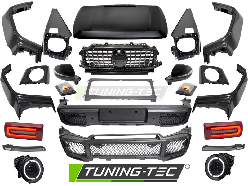 Kit carrosserie sport 464 style BRBS compatible avec Mercedes Classe G W463 (1990-2018)