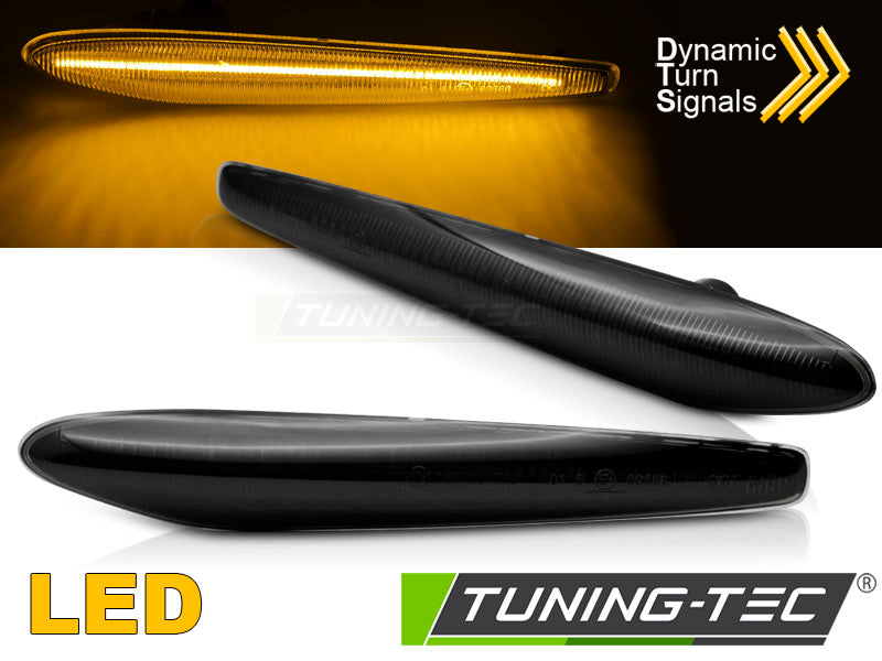 Feux de position latéraux à LED fumées compatibles avec Alfa Romeo 159 Brera Spider