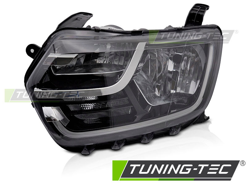 Phare avant gauche noir TYC compatible avec Dacia Duster II 17-21