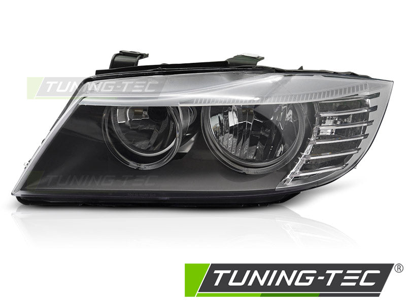 Phare avant gauche noir TYC compatible BMW E90 E91 LCI 09-11