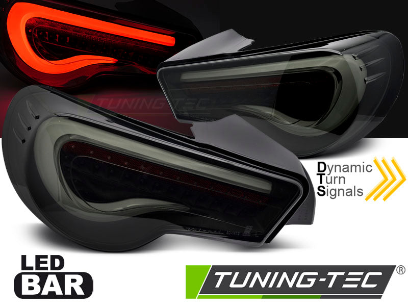Barre LED TOYOTA GT86 12-21 Noir Fumé Blanc Séquence