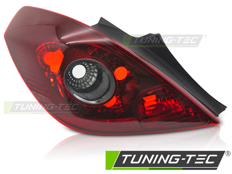 Feu arrière gauche sport rouge fumé TYC compatible Opel Corsa D 06-11 3D