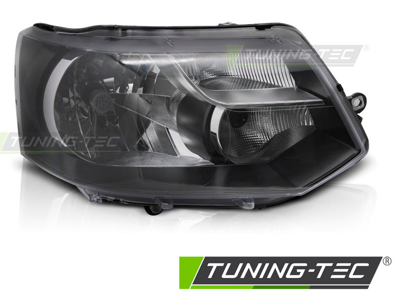 Phare avant noir côté droit TYC compatible VW T5 10-15