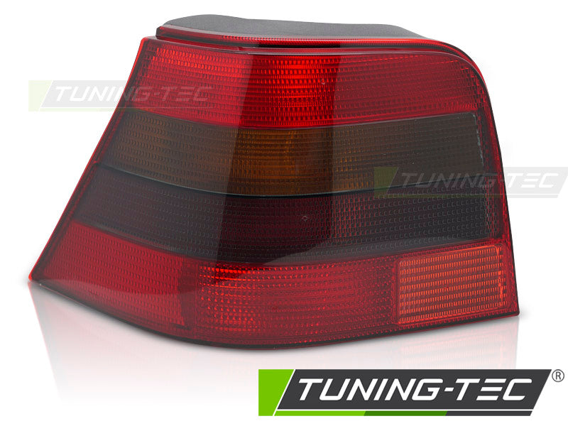 Feu arrière gauche rouge fumé TYC compatible avec VW Golf IV 97-03 à hayon