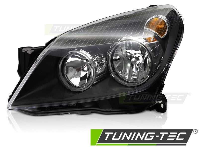 Phare avant gauche noir TYC compatible Opel Astra H 04-10