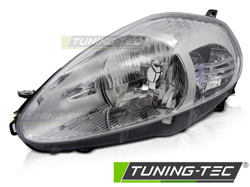 Phare chromé gauche TYC compatible avec Fiat Grande Punto 05-08